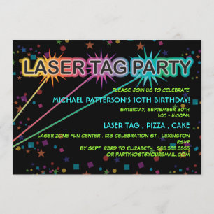 Invitación de la fiesta de cumpleaños de la