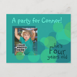 Invitación de la fiesta de cumpleaños de la