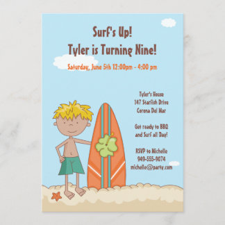Invitación de la fiesta de cumpleaños de la