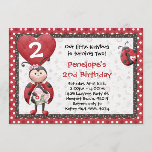 Invitación de la fiesta de cumpleaños de la