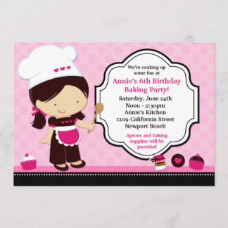 Invitación de la fiesta de cumpleaños de la