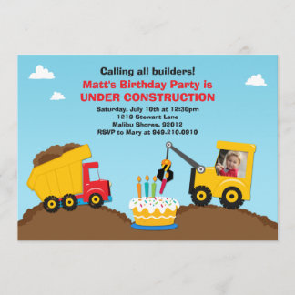 Invitación de la fiesta de cumpleaños de la