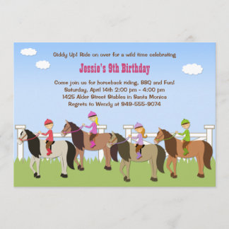 Invitación de la fiesta de cumpleaños de la