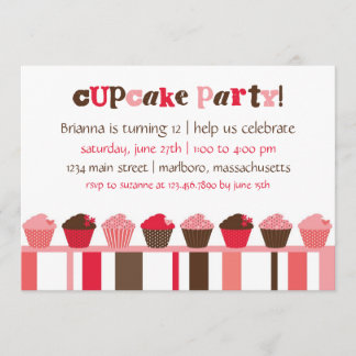 Invitación de la fiesta de cumpleaños de la