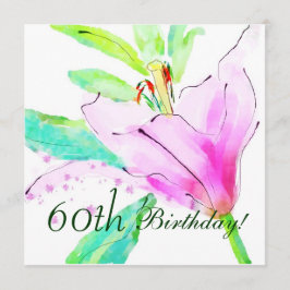 Invitación de la fiesta de cumpleaños de la