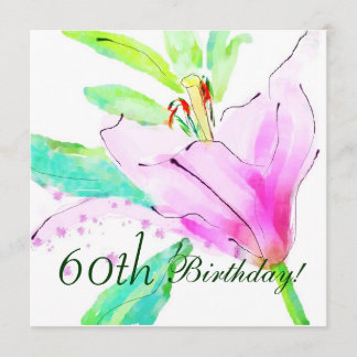 Invitación de la fiesta de cumpleaños de la