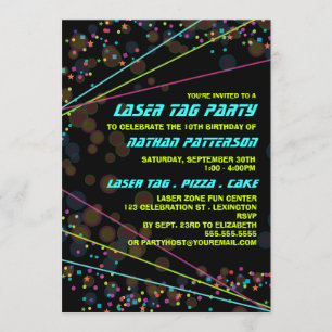 Invitación de la fiesta de cumpleaños de la