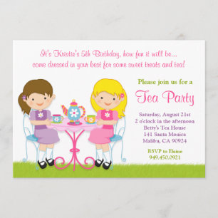 Invitación de la fiesta de cumpleaños de la fiesta