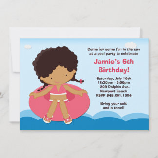 Invitación de la fiesta de cumpleaños de la fiesta