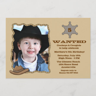 Invitación de la fiesta de cumpleaños de la foto