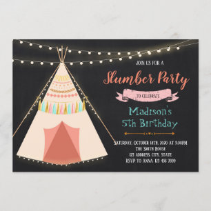 Invitación de la fiesta de cumpleaños de la tienda