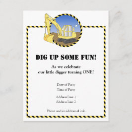 Invitación de la fiesta de cumpleaños de la zona