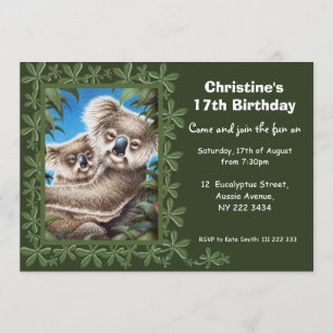 Invitación de la fiesta de cumpleaños de las