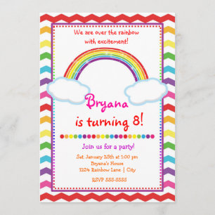 Invitación de la fiesta de cumpleaños de los