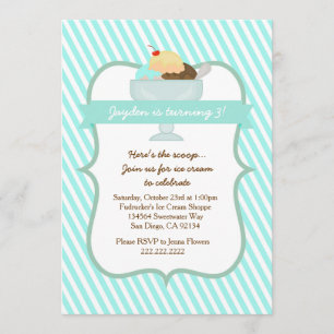 Invitación de la fiesta de cumpleaños de los