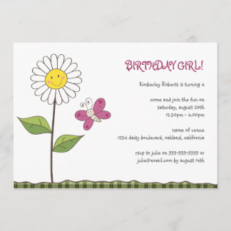 Invitación de la fiesta de cumpleaños de los