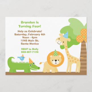 Invitación de la fiesta de cumpleaños de los