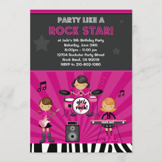 Invitación de la fiesta de cumpleaños de los