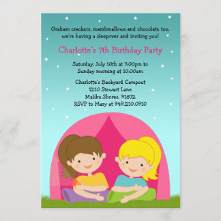 Invitación de la fiesta de cumpleaños de los