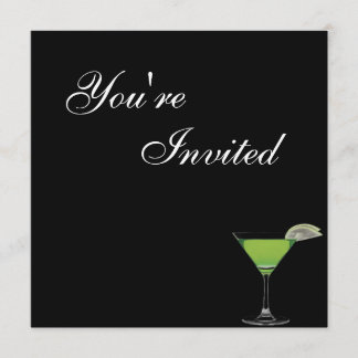 Invitación de la fiesta de cumpleaños de Mocktail