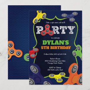 Invitación de la fiesta de cumpleaños del