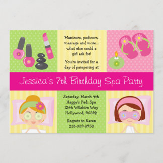 Invitación de la fiesta de cumpleaños del