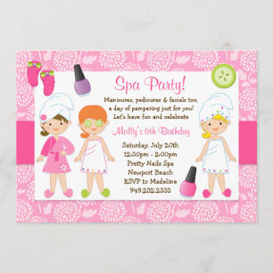 Invitación de la fiesta de cumpleaños del