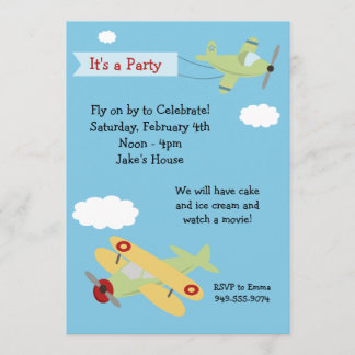 Invitación de la fiesta de cumpleaños del