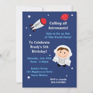 Invitación de la fiesta de cumpleaños del