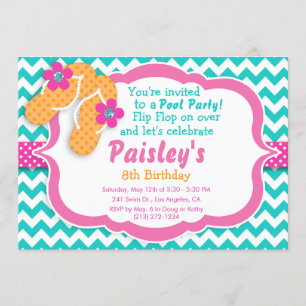 Invitación de la fiesta de cumpleaños del