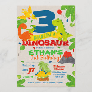 Invitación de la fiesta de cumpleaños del