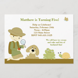 Invitación de la fiesta de cumpleaños del