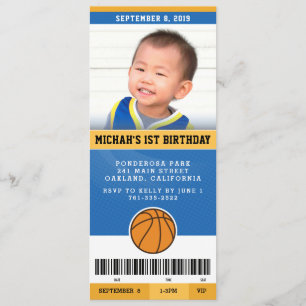 Invitación de la fiesta de cumpleaños del