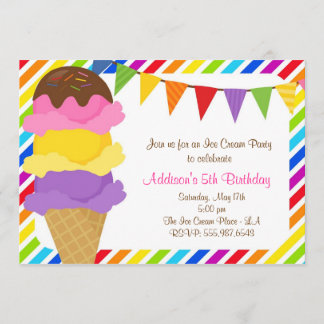 Invitación de la fiesta de cumpleaños del arco