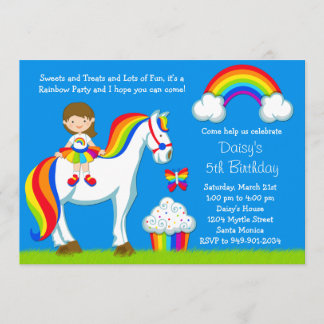 Invitación de la fiesta de cumpleaños del arco