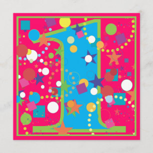 Invitación de la fiesta de cumpleaños del circo