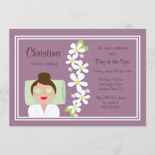 Invitación de la fiesta de cumpleaños del día del