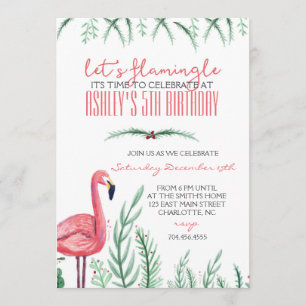 Invitación de la fiesta de CUMPLEAÑOS del flamenco