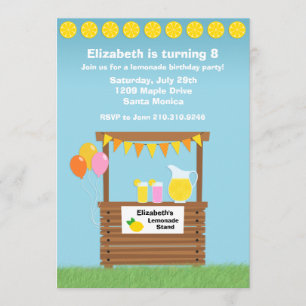 Invitación de la fiesta de cumpleaños del puesto