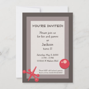 Invitación de la fiesta de cumpleaños - enchufes