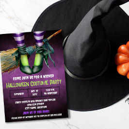 Invitación de la fiesta de disfraces de Halloween