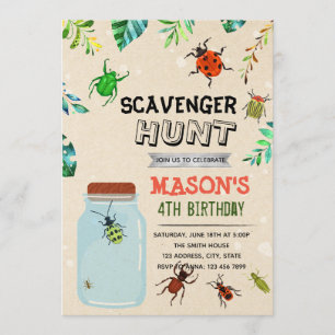 Invitación de la fiesta de fallos de SCAVENGER HUN
