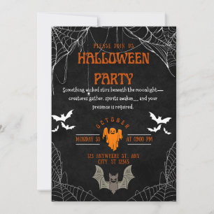 Invitación de la fiesta de Fantasma Malvada