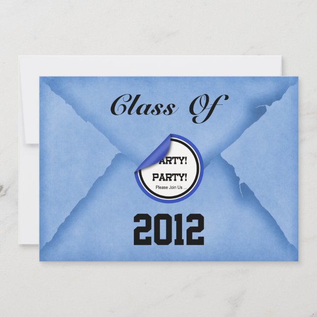 Invitación de la fiesta de graduación (Anverso)