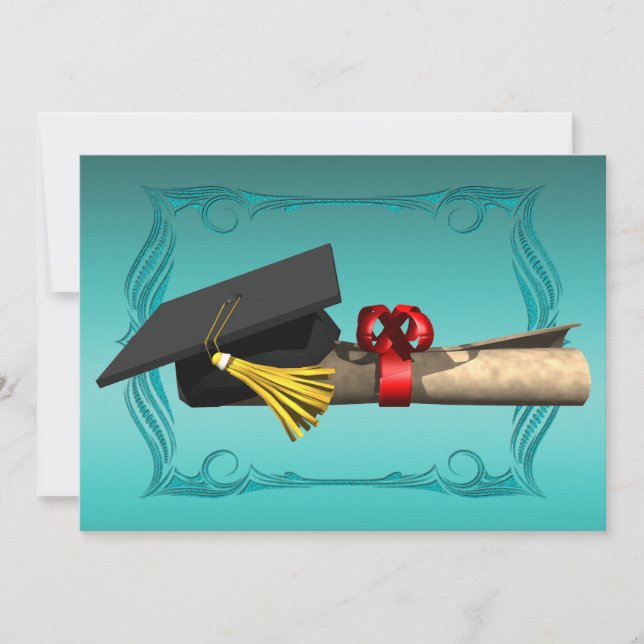 Invitación de la fiesta de graduación (Anverso)