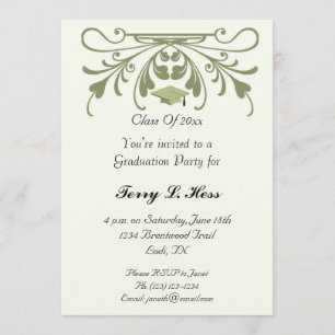 Invitación de la fiesta de graduación