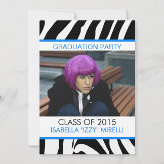 Invitación de la fiesta de graduación de banda de 