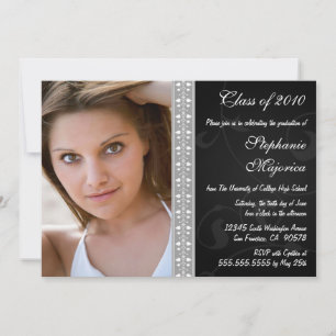 invitación de la fiesta de graduación de fotos en