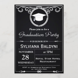 Invitación de la fiesta de graduación de la