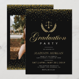 invitación de la fiesta de graduación de la facult